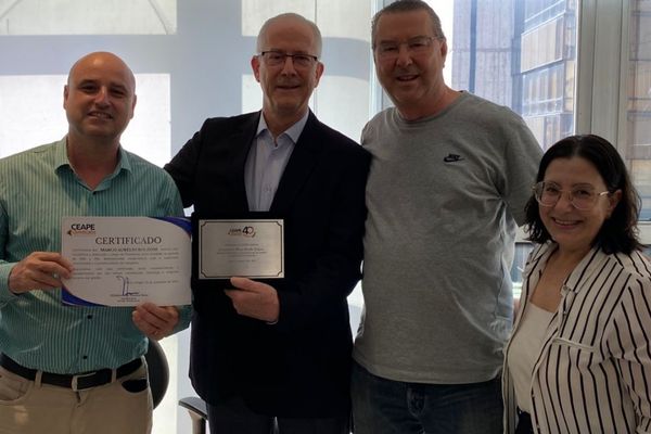 Hildebrando Pereira, Marco Bolzoni, Mark Kuschick e Angela Dutra